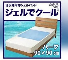 低反発ジェルパッド【ジェルでクール】 ハーフ