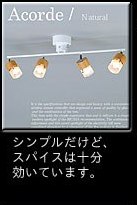 アコルデ(Acorde) スポットライト4灯