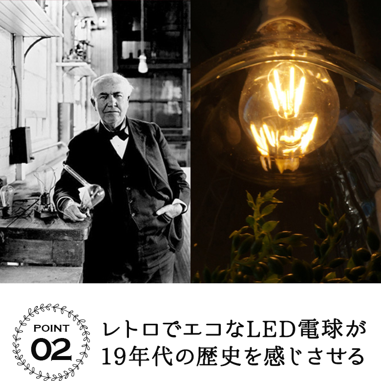 レトロでエコなLED電球