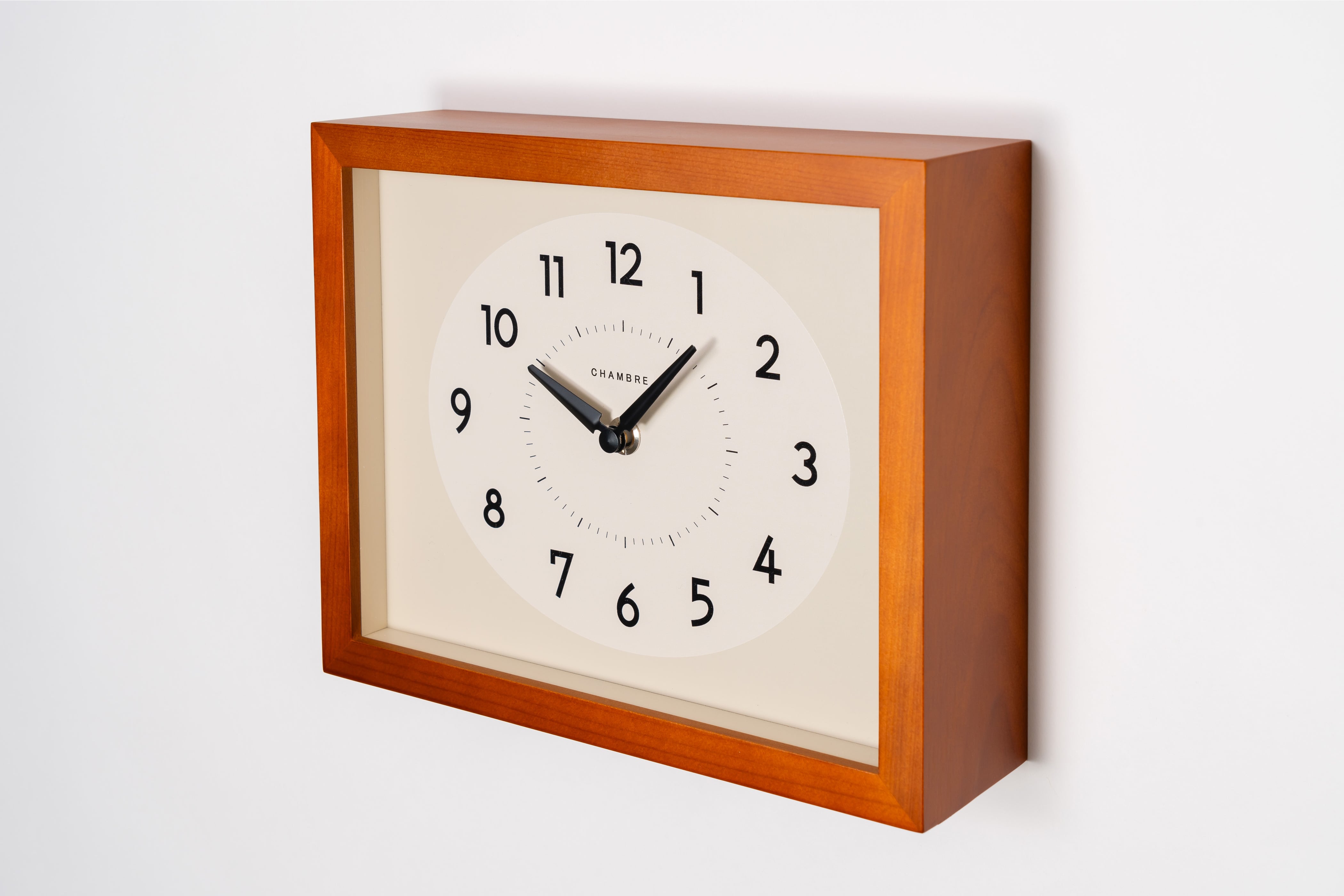 木製アナログ掛時計 木製時計・壁掛け時計・アナログ式・No.240222-15・梱包サイズ80
