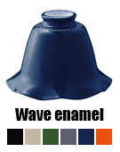 Wave enamel