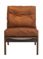 ウォールナットフレームソファ アームレス